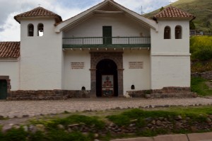 Church you pass on the way into Urcos. 