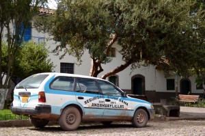 Police car in Andahuaylillas?!?