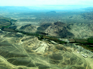 View of green valley...