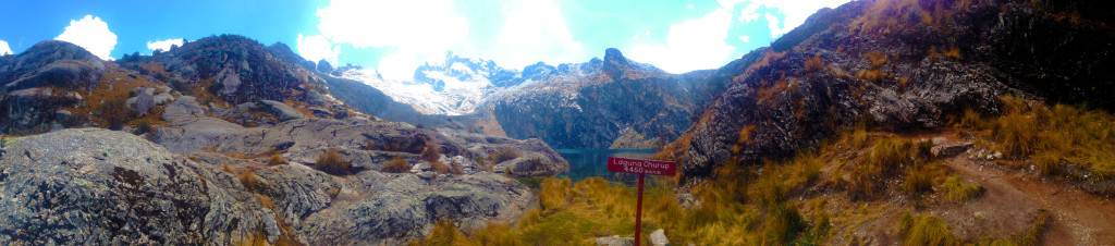 Panoramic of the laguna...